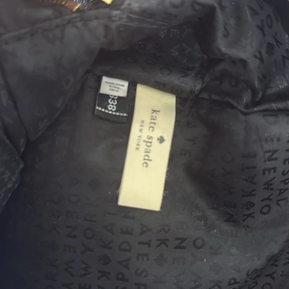 Kate Spade Black Leather Mini Nicole Larchmont Backpack